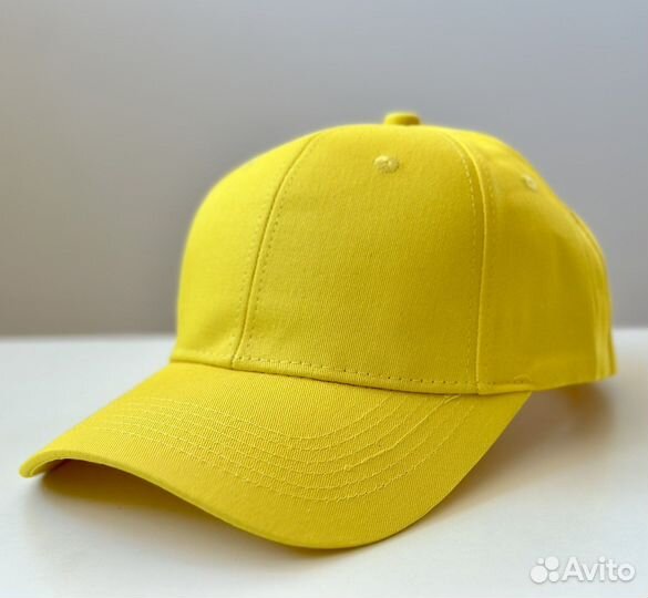 Кепки бейсболки однотонные