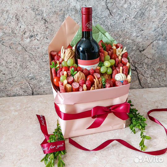 Сырно-мясной конверт подарок мужчине девушке