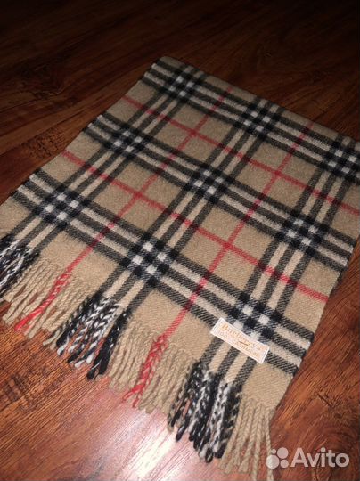 Винтажный Английский шарф Burberrys 80-90x