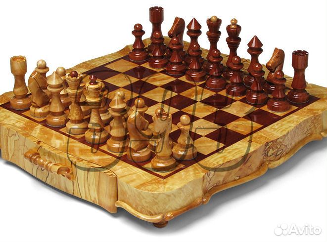 Шахматы Кардинал (берёзовый кап) (7549)