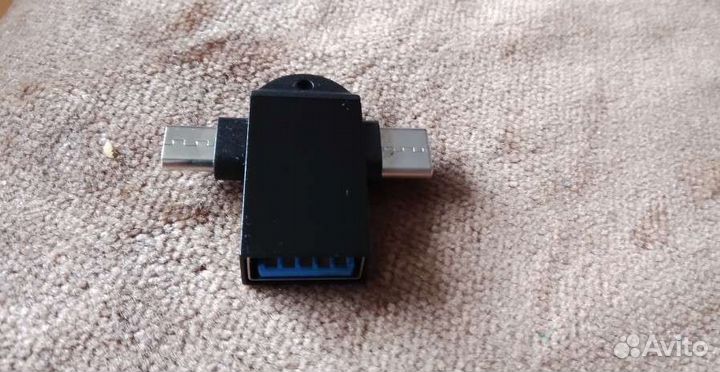 Otg type c + micro 2 в одном