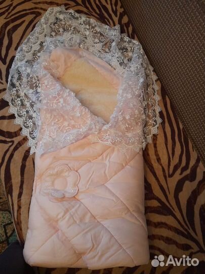 Конверт на выписку для девочки зима