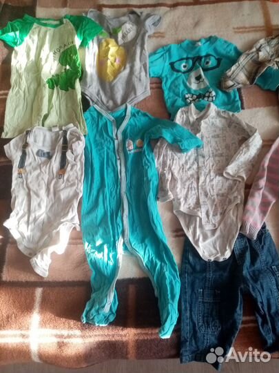 Вещи для мальчика пакетом 6-12 м