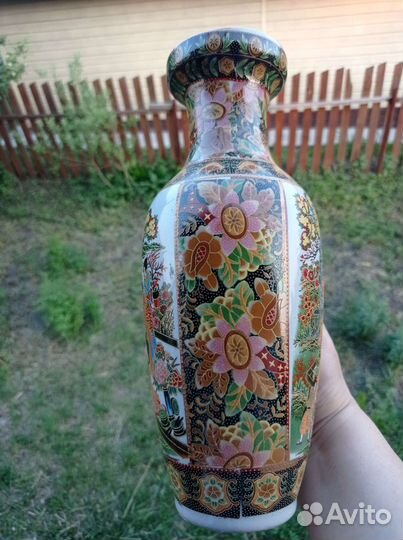Ваза винтажная в стиле Шунуазри