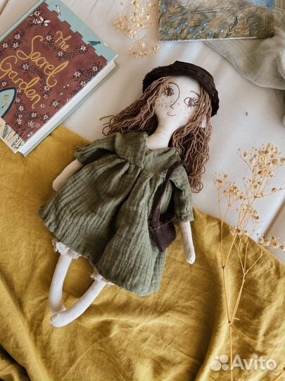 Авторская текстильная кукла ручной работы