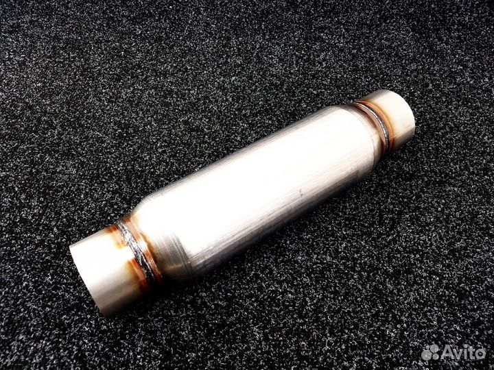 Резонатор спортивный направленный прямоточный 76мм