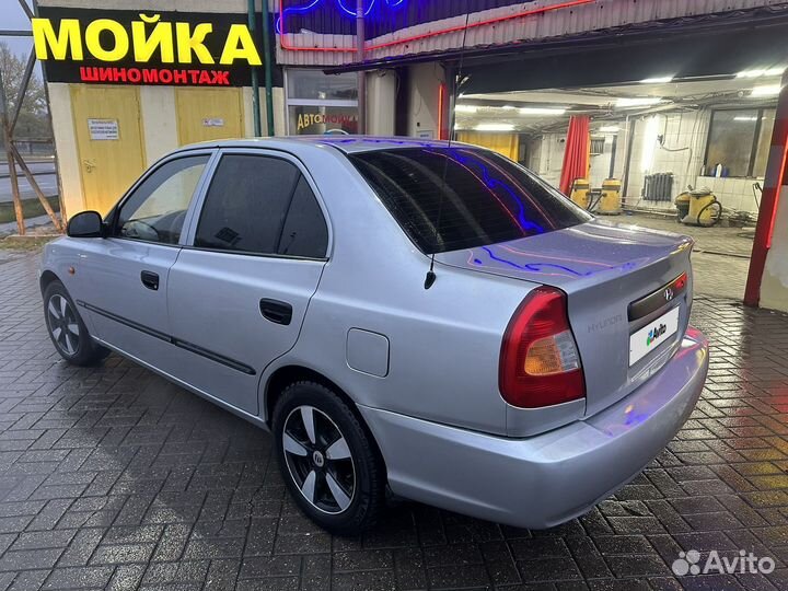Hyundai Accent 1.5 AT, 2004, 209 000 км