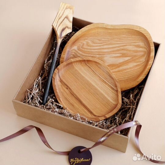 Набор деревянных тарелочек monomount SET potato