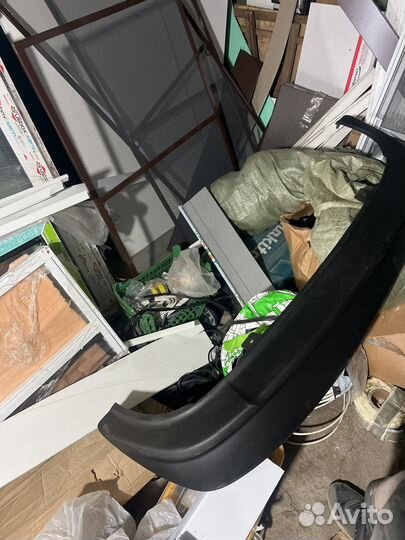 Губа заднего бампера киа рио