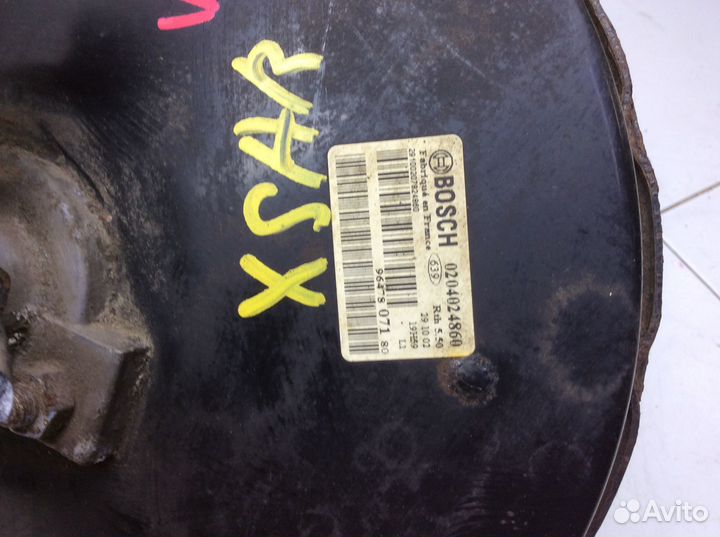 Вакуумный усилитель и гтц Citroen Xsara Picasso