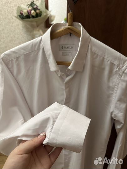 Мужская рубашка белая