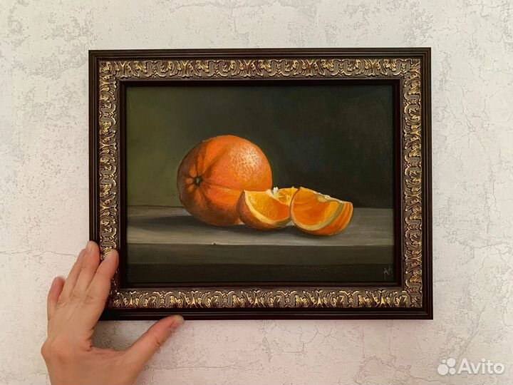 Картина с апельсином