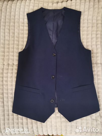 Жилетка для мальчика школьная 134-140