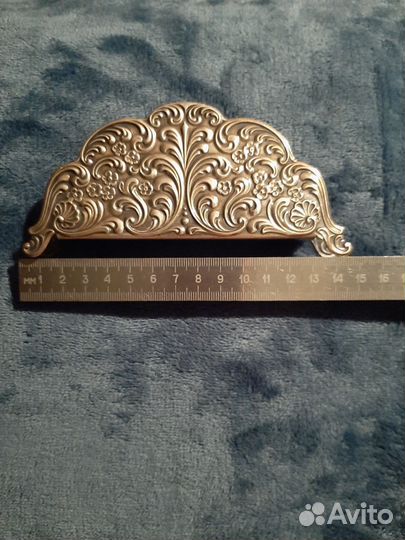 Винтажная салфетница мельхиор