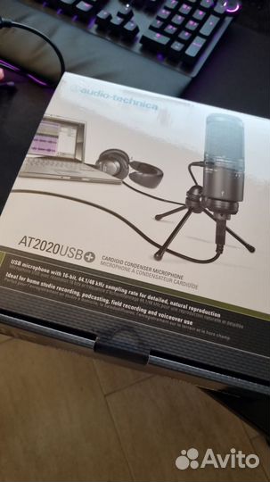 Микрофон Audio-Technica AT2020USB+