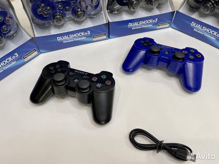 Геймпад на PS 3 Универсальный Черный Синий