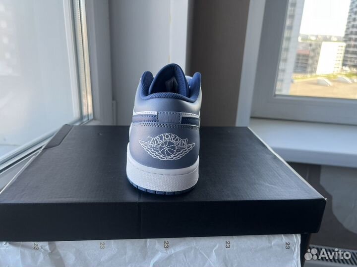 Оригинал Air Jordan 1 Low Ashen Slate White Mystic