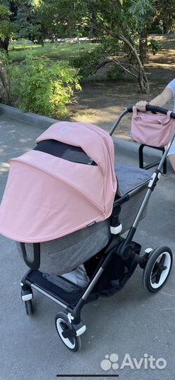 Розовая крыша для коляски bugaboo fox 3