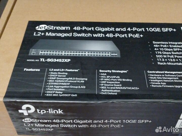 POE-коммутатор TP-Link TL-SG3452XP