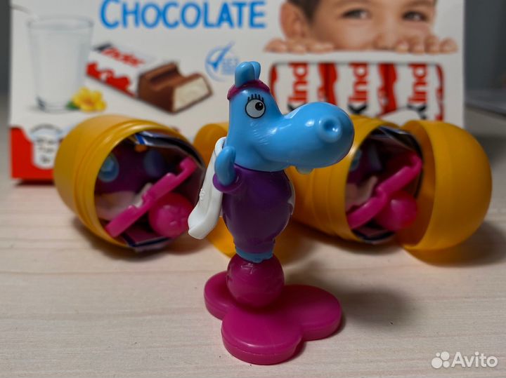 Киндер сюрприз бегемотики