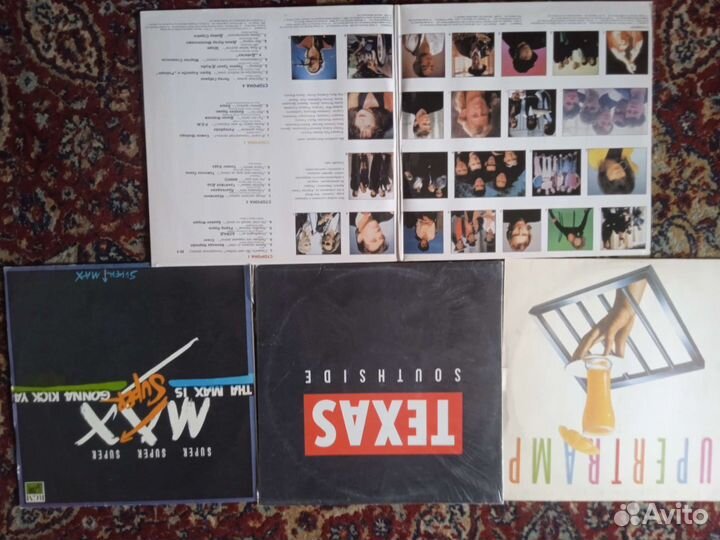 Виниловые пластинки рок