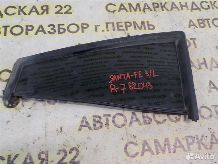 Стекло двери задней левой (форточка) Hyundai Sant