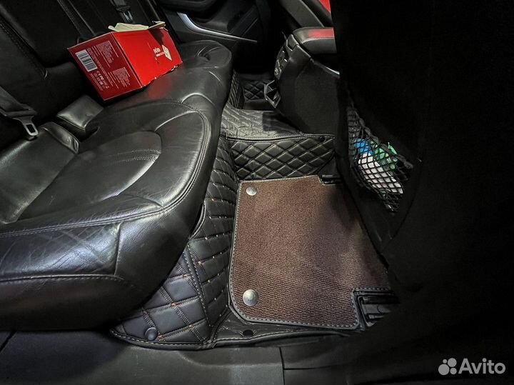 3Д коврики из экокожи Премиум 3D