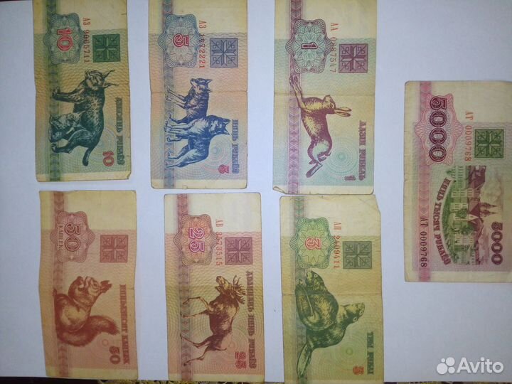 Ранние денежные знаки Беларусии