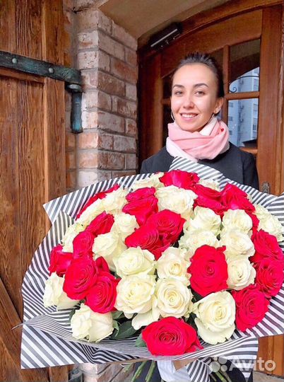 51 роза крупный бутон Super Premium Klassa 70 см