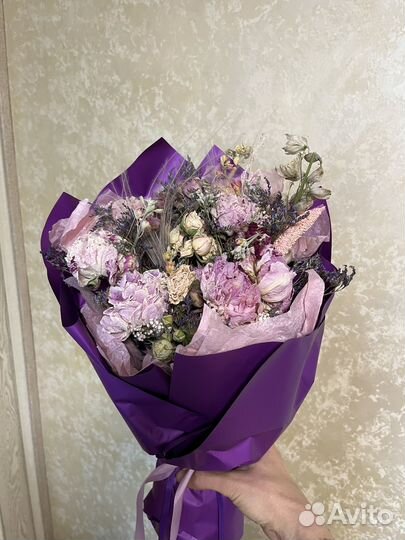 Букеты с сухоцветами от