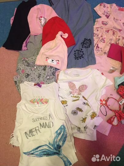Вещи пакетом для девочки 92 98 104