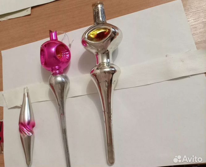 Елочные игрушки Мини СССР (стекло)