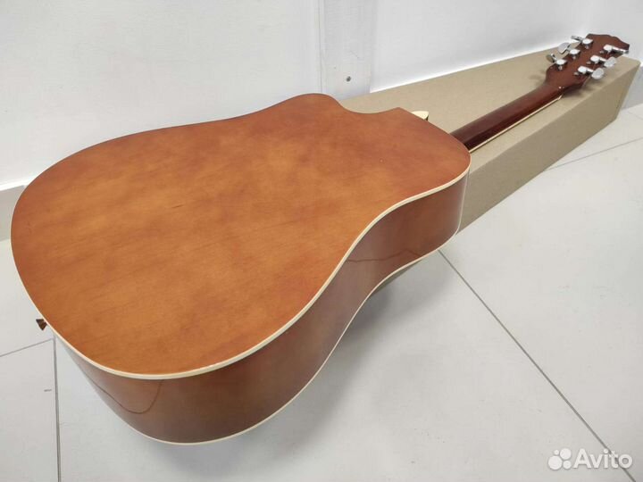 Гитара новая акустическая большой корпус
