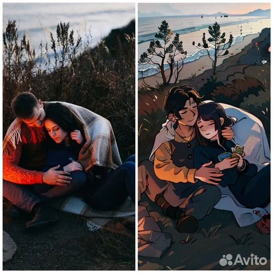 Аниме арт по вашей фотографии