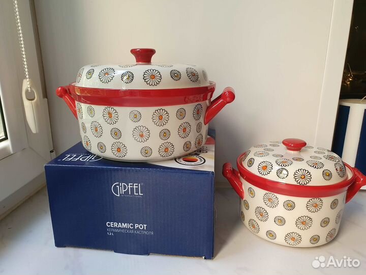 Новые керамические кастрюли Gipfel