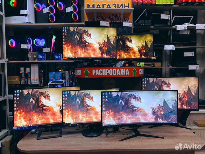 Любые мониторы под игры, в офис, дом