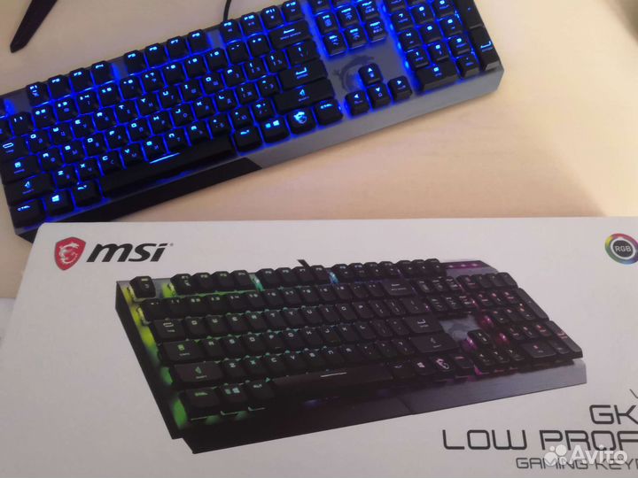 Игровая клавиатура msi vigor gk50 Low Profile