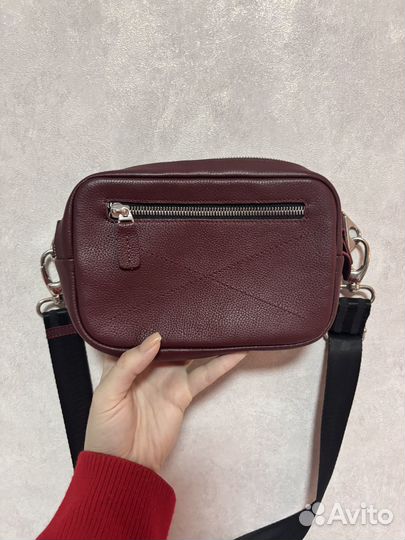 Сумка Верфь Bumbag бургунди новая