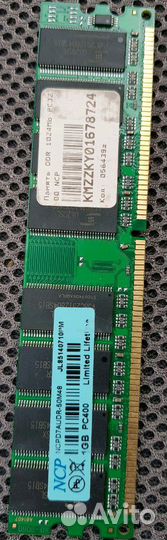 Оперативная память DDR 1Gb