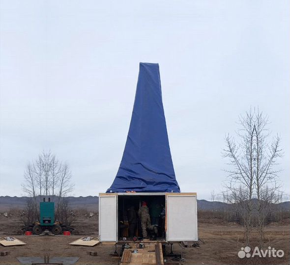 Тент на буровую установку