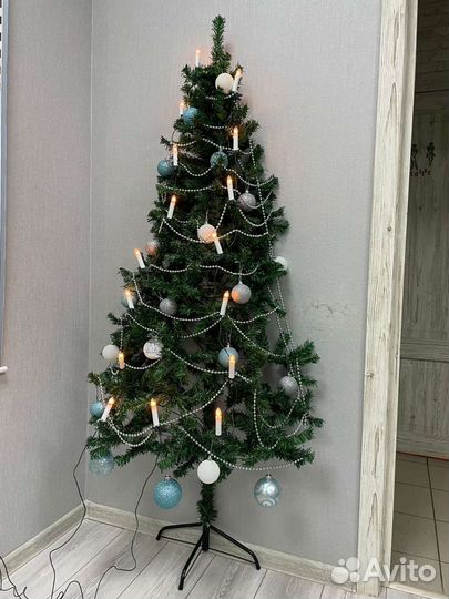 Ель искусственная половинка 150 см