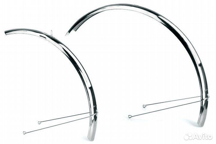 Крылья для велосипеда полноразмерные NB16K, 16