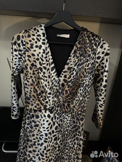 Платье леопардовое вечернее