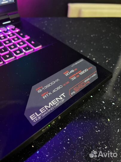 Игровой ноутбук RTX 4080 / 2 тб SSD / 17.3