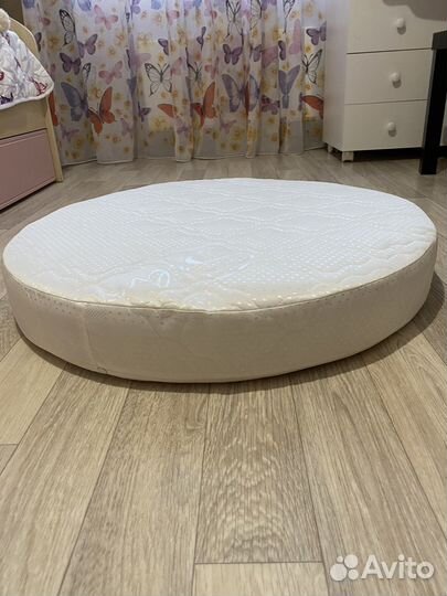 Матрас детский круглый+ простыни