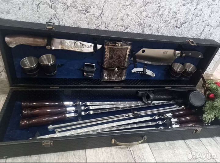 Шампура набор подарочный B кейсе