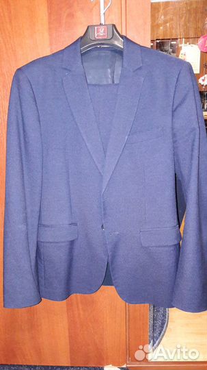 Синий школьный костюм Boston