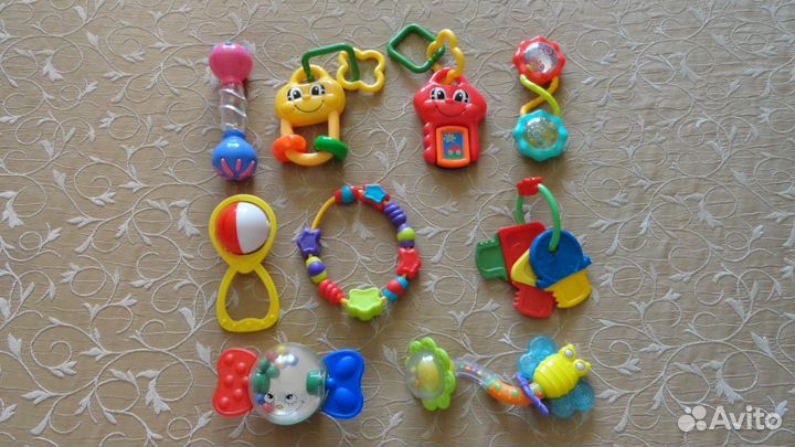 Погремушки от 0 до 12 мес