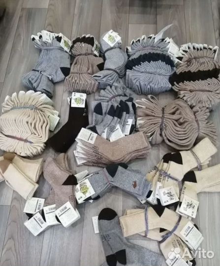 Носки Монгольские из верблюжей шерсти Новые 4