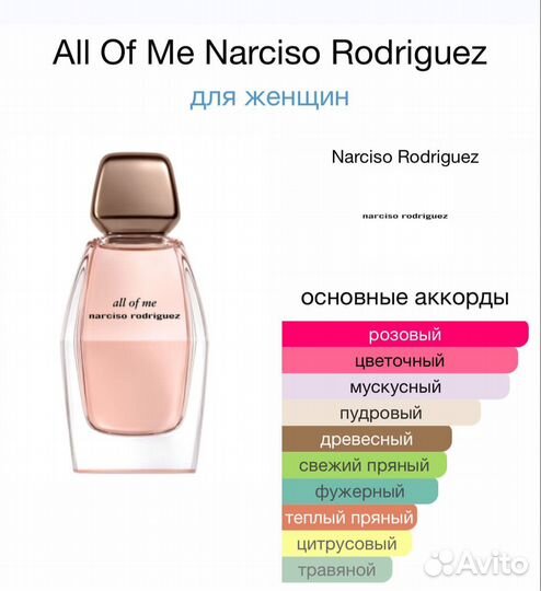 All Of Me Narciso Rodriguez